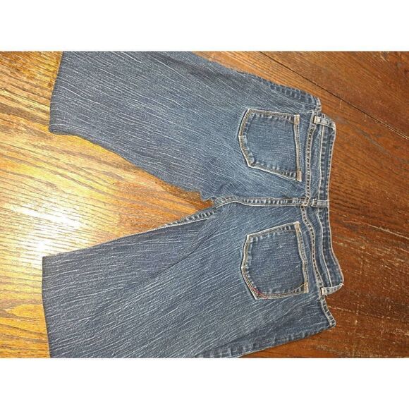 4 Banana Republic Stretch Classic Boot Cut Denim Blue Jeans Pockets Nelt Loops - Picture 4 of 4